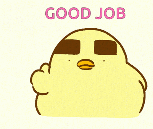 Yellow Bird Good Job GIF UINona GIFs Yellow Bird Good Job GIF UINona GIFs