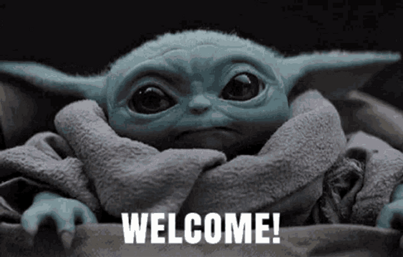 Baby Yoda Welcome
