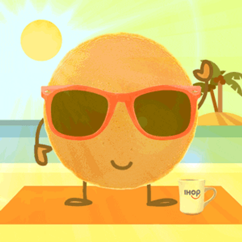 Dancing Orange Under Sun