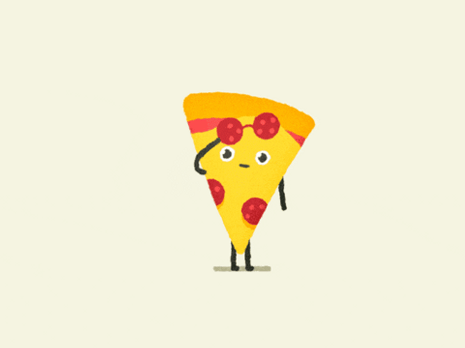 Cool Cartoon Pizza