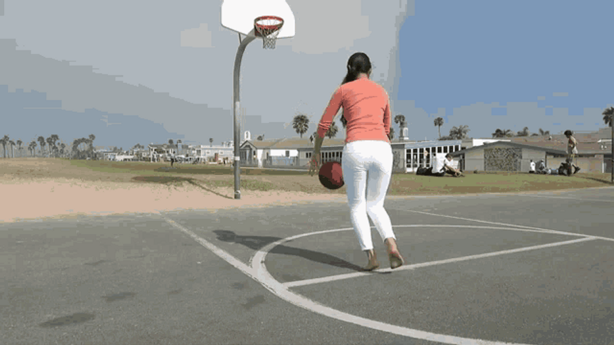 Fail Basketball Shoot Girl