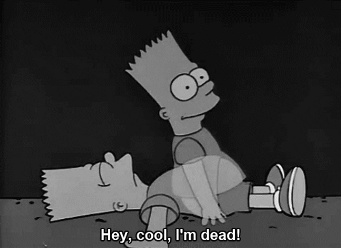 The Simpsons Cool I&m Dead