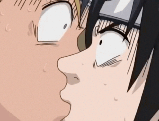 Sasuke And Naruto Kiss