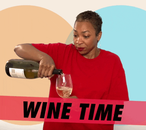 Pouring Wine Time