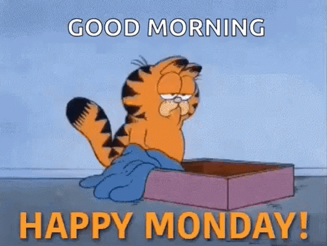 Garfield Happy Monday
