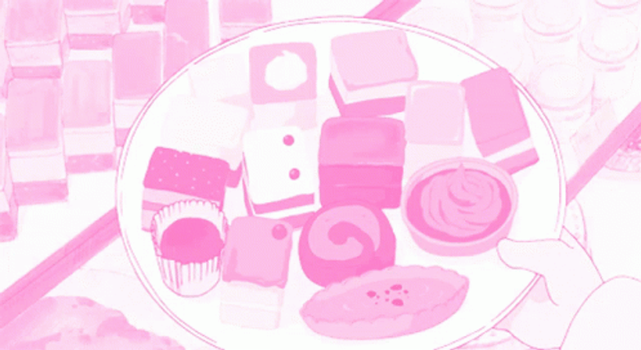 Aesthetic Pink Cupcakes