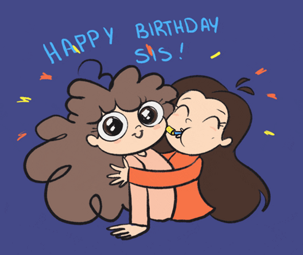Animated Happy Birthday Sis