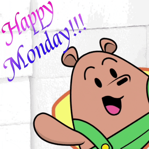 Happy Monday By Pants Bear