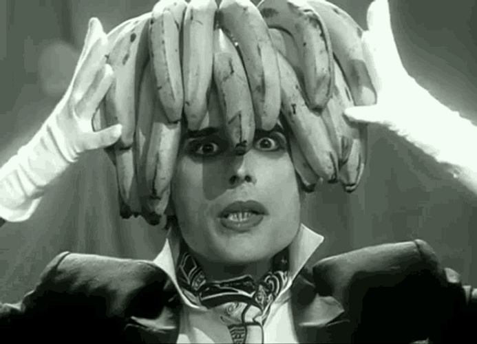 Banana Hair Freddie Mercury Queen