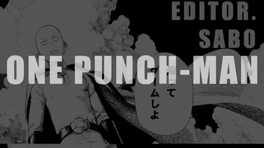 One Punch Man Graphic Animation