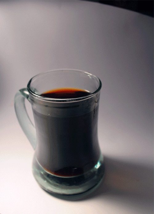 Black Coffee With Creamer