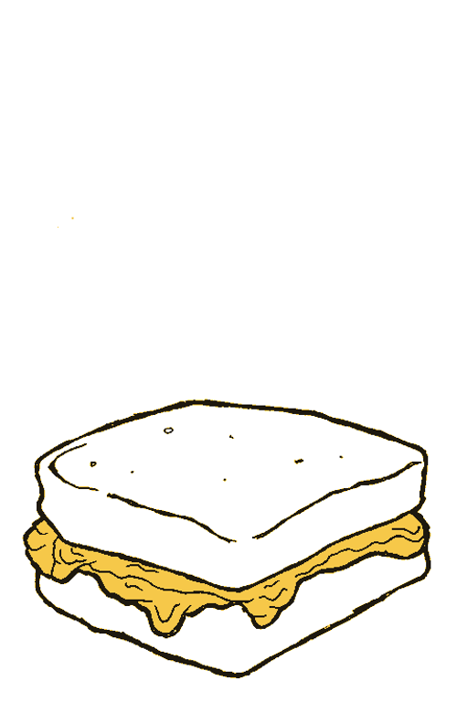 Grilled Cheese Dude Art