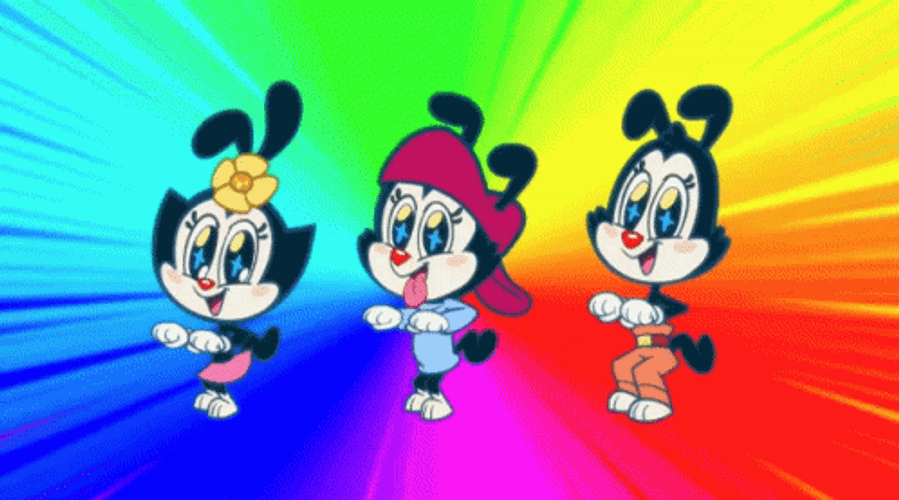 Animaniacs Characters Colorful Animated
