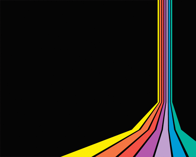 Color Pastel Rainbow Lines