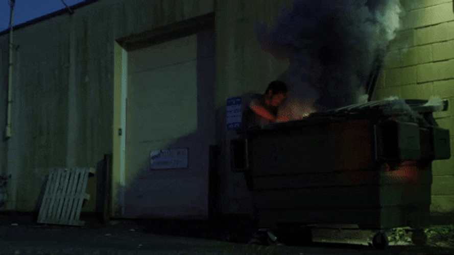 Covering Dumpster Fire