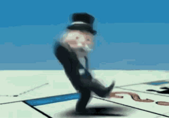 Speed Up Dance Monopoly Man
