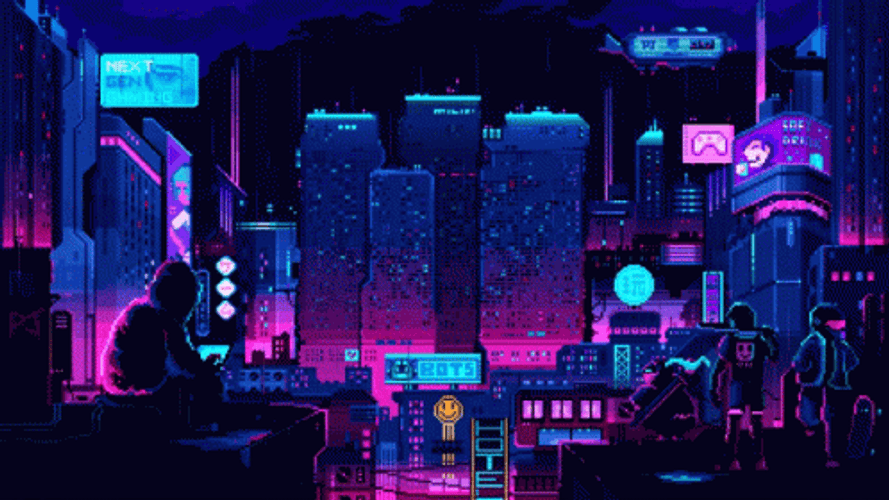 Pixel Art bit City