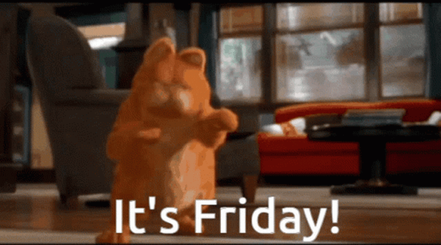 Its Friday Happy Dance Garfield
