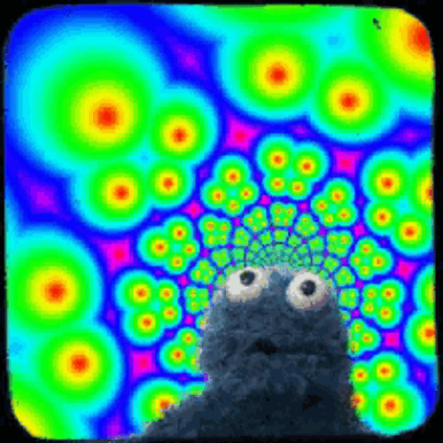 Trippy Puppet Cookie Monster