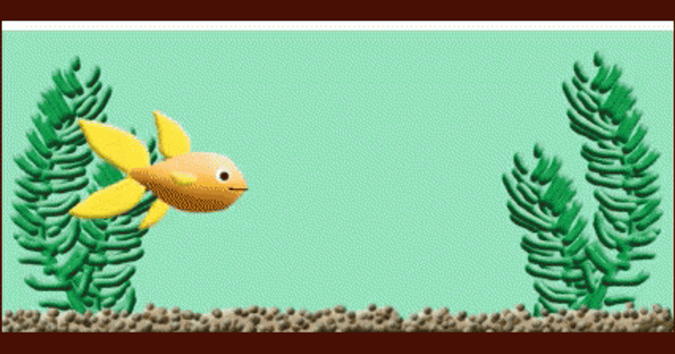 Animated Fish In Aquarium