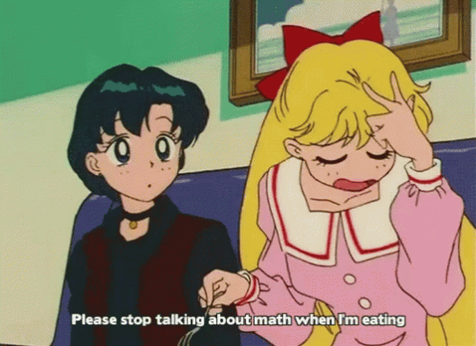 Sailor Moon Math When Eating
