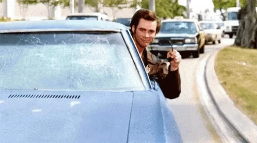 Jim Carrey Car Strolling
