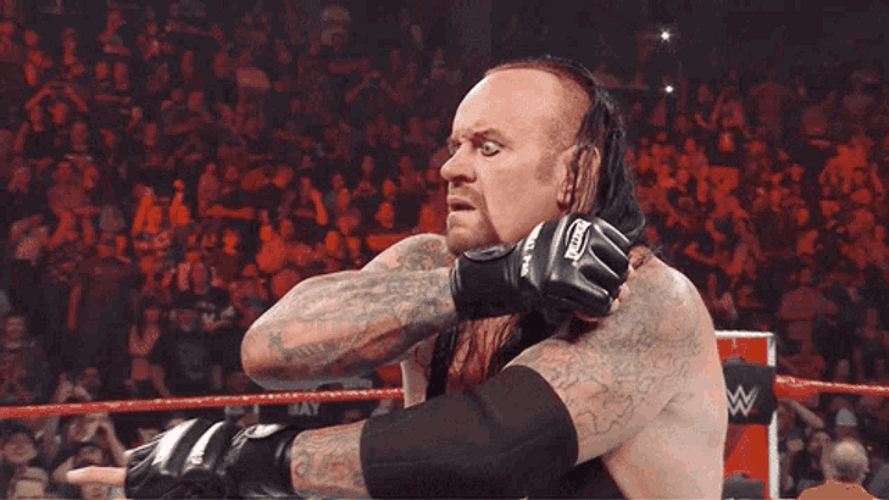 The Undertaker Sticking Out His Tongue