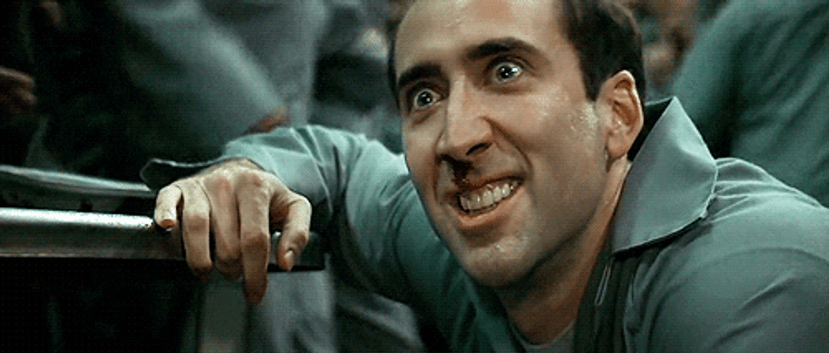 Nicolas Cage Crazy Face