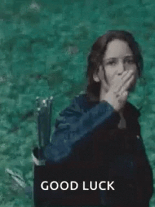Good Luck Katniss Everdeen Salute