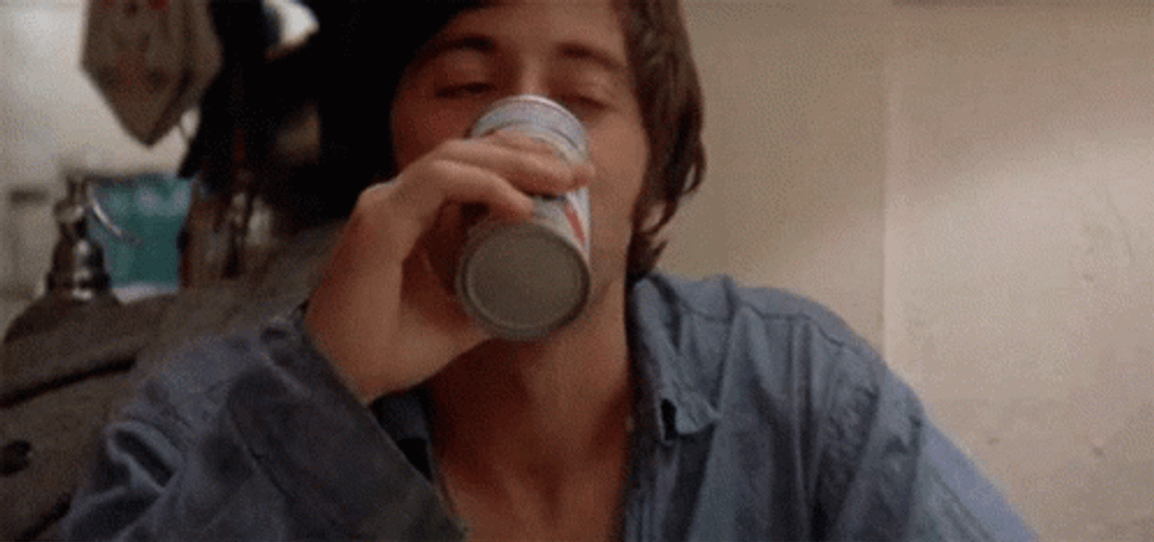 Al Pacino Drinking Soda