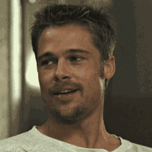 Brad Pitt Smiling