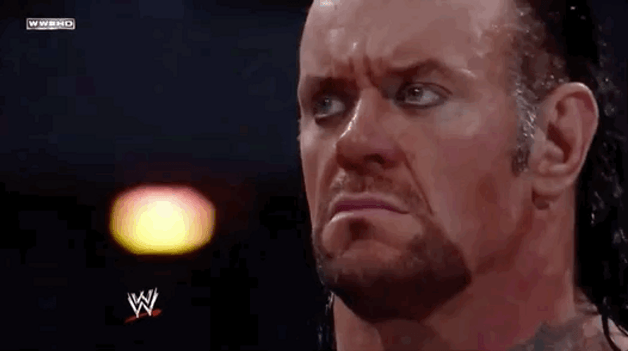 The Undertaker Seriously Staring