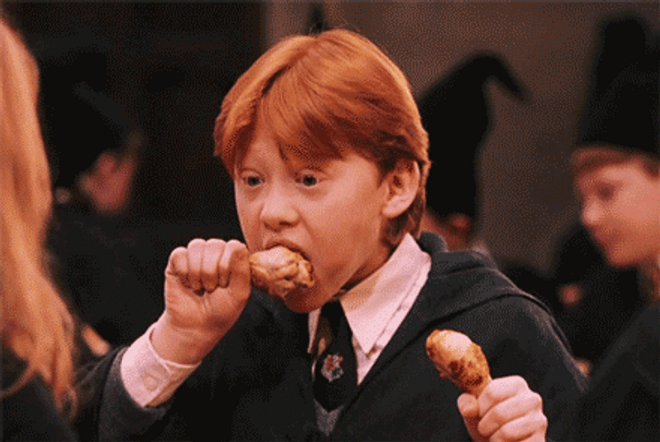 Ron Weasley Hungry Eating