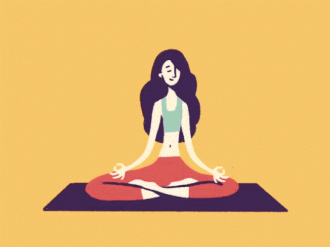 Yoga Love Meditation Girl