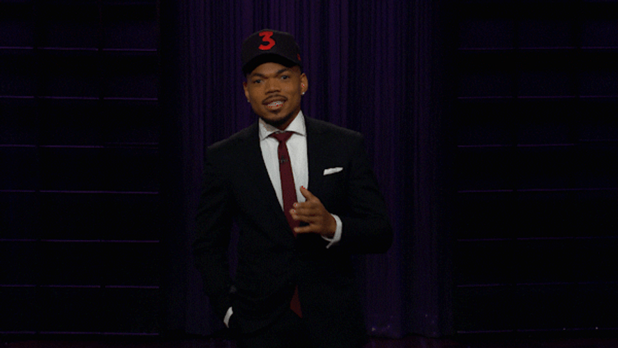 Chance Rapper Trying Not To Laugh