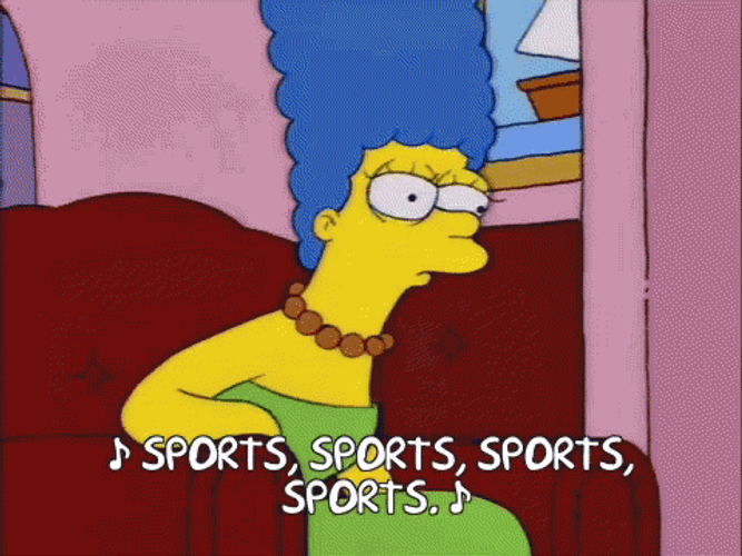 Sports Homer Simpson