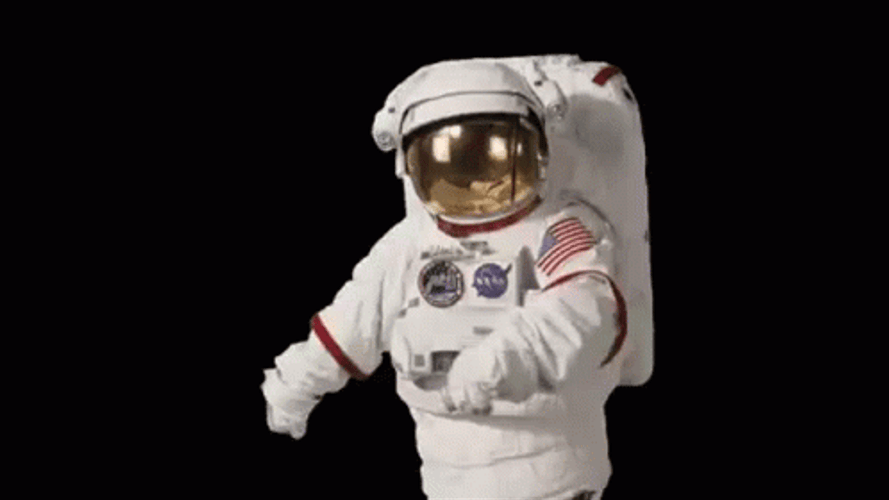 Funny Nasa Astronaut Dancing Space