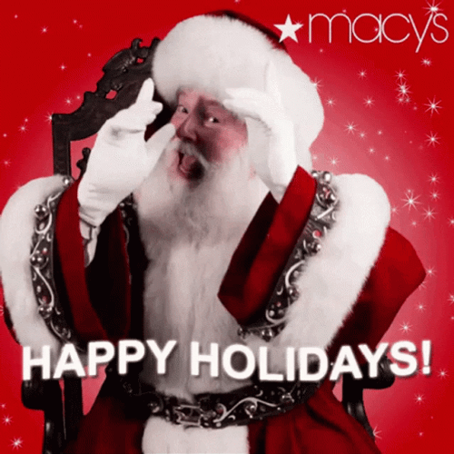 Happy Holidays Santa Claus