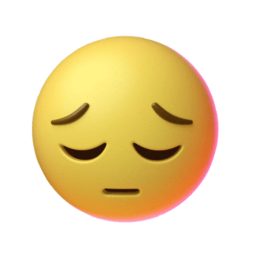Sad Disappointed Emoji