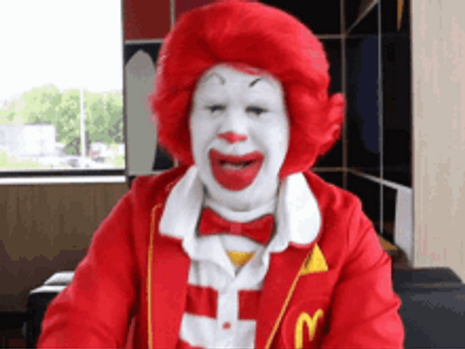 Mcdonald&s Clown Laughing Hysterically