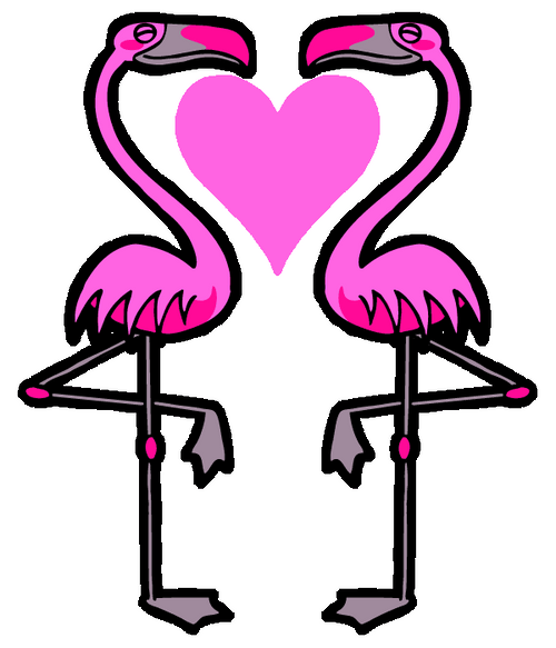 I Love You Flamingo