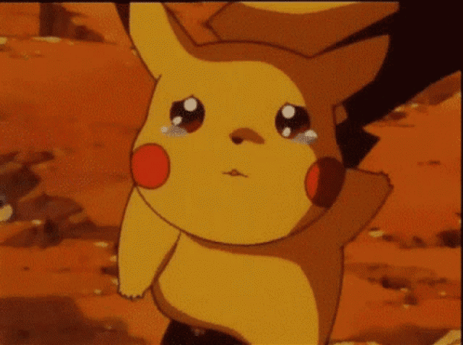 Pikachu Tearful Goodbye
