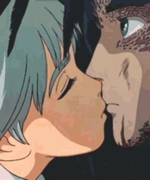 Anime Couple Howl Sophie Hatter Kiss