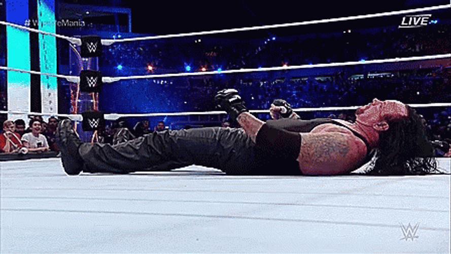 The Undertaker Slowly Getting Up
