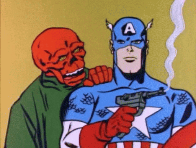 Captain America With Red Skull