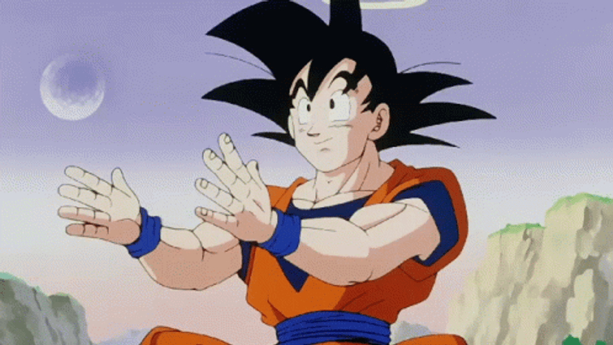 Dragon Ball Goku Clapping