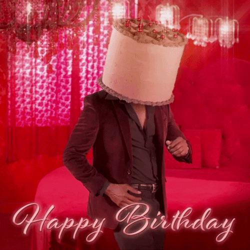 Happy Birthday Meme Cake Head Guy