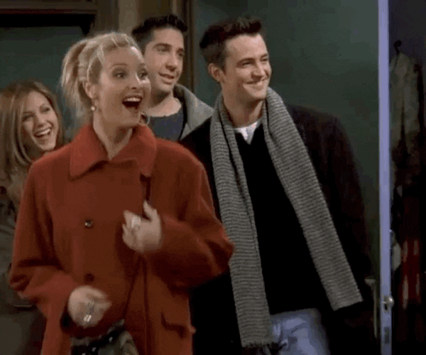 Phoebe Buffay Jumping With Friends