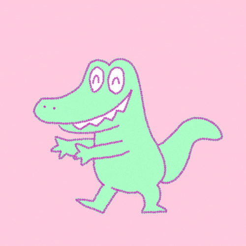 Dancing Green Dinosaur Chick
