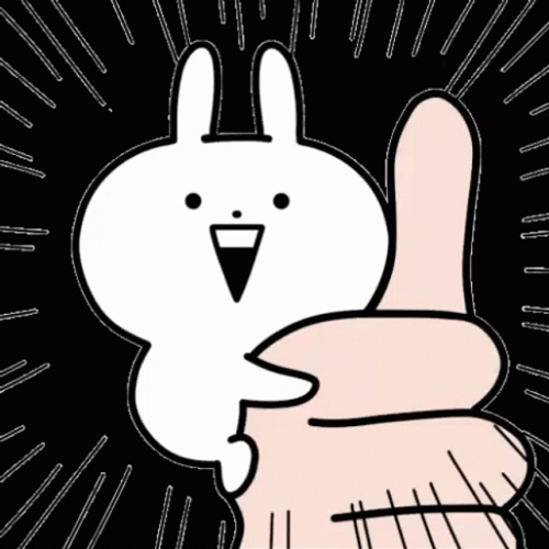 Cute Bunny Thumbs Up